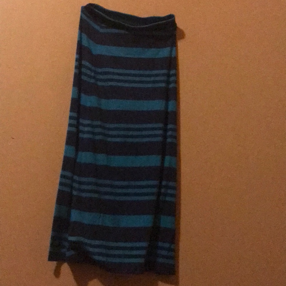 a long skirt